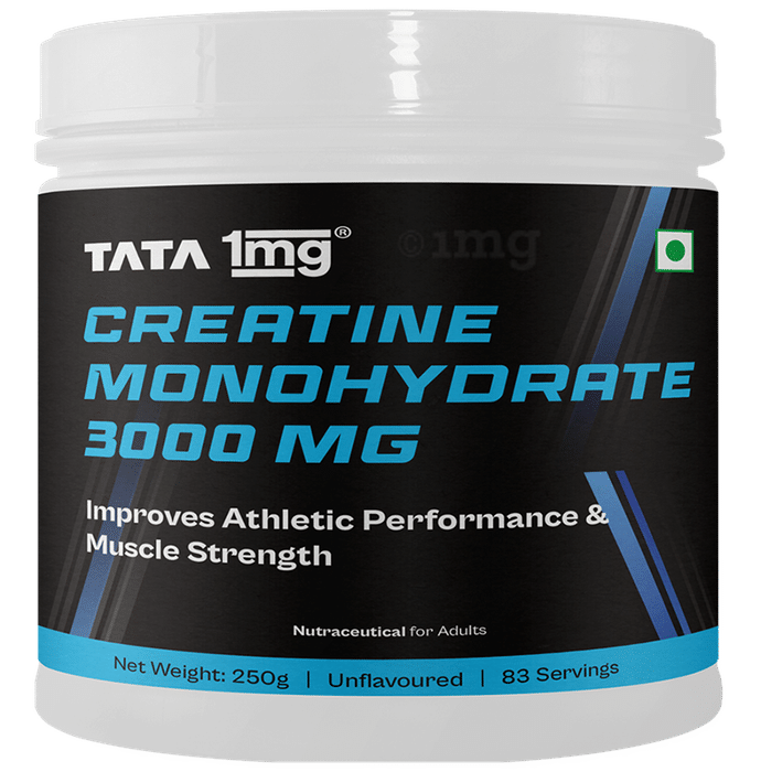 Tata 1mg Creatine Monohydrate 3000mg Powder Unflavored