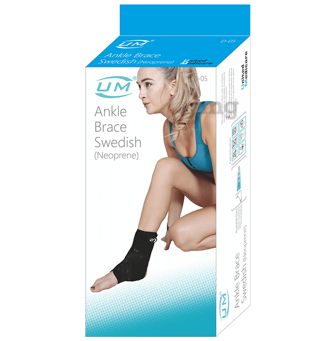 United Medicare Ankle Brace Swedish (Neoprene) Universal