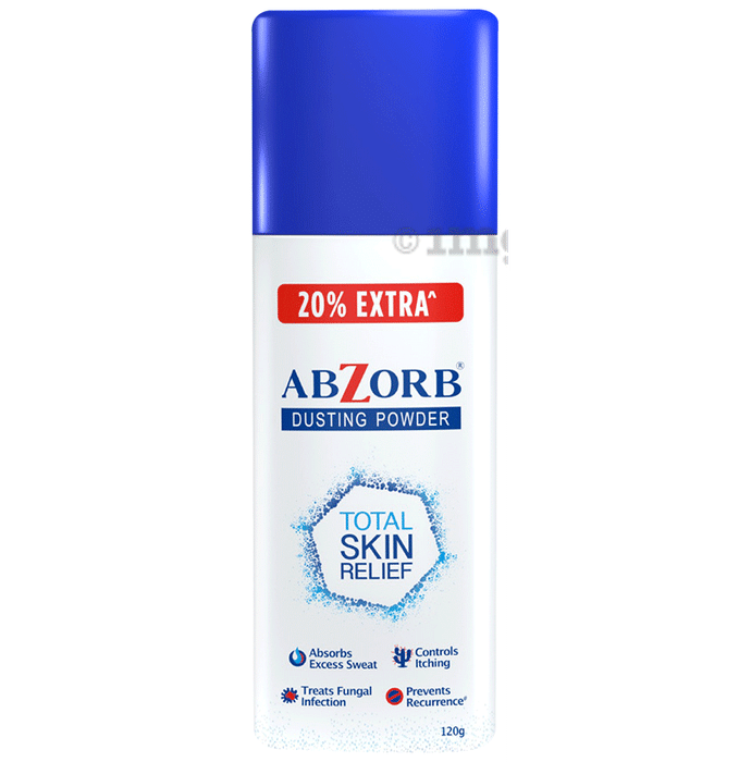 Abzorb Anti Fungal Dusting Powder | Absorbs Excess Sweat | Controls Itching | Derma Care | Manages Fungal Infections