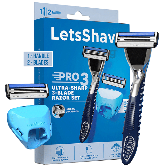 LetsShave Pro 3 Blade Shaving Razor