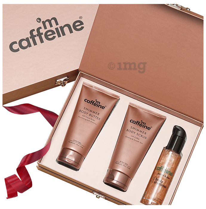 mCaffeine Shimmer & Glow Body Gift Kit