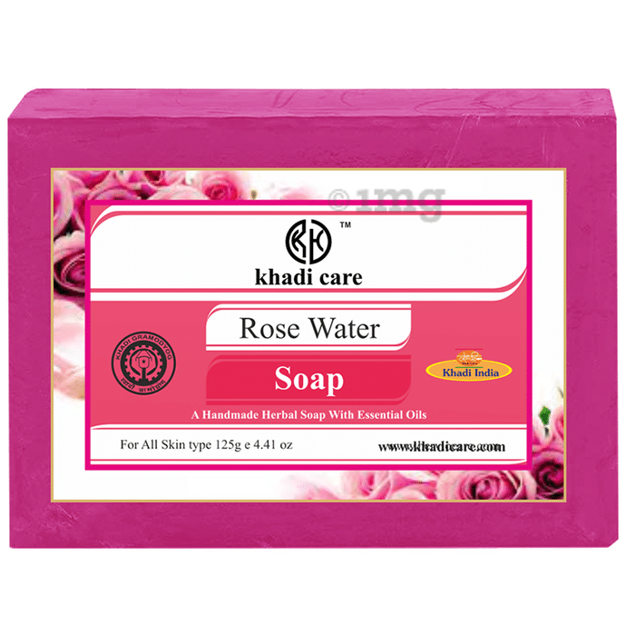 Khadi Care Rose Water Soap