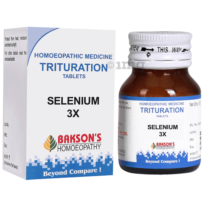 Bakson's Homeopathy Selenium Trituration Tablet 3X