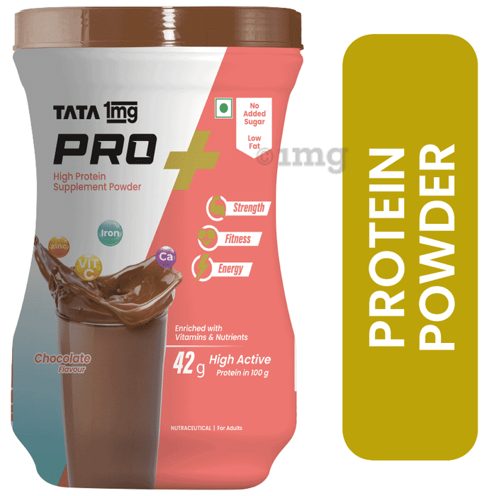 Tata 1mg Protein+ Powder Vanilla | Contains Vital Vitamins | Nutrition Formula Powder Chocolate