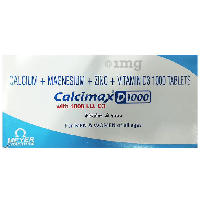 Calcimax D 1000mg Tablet