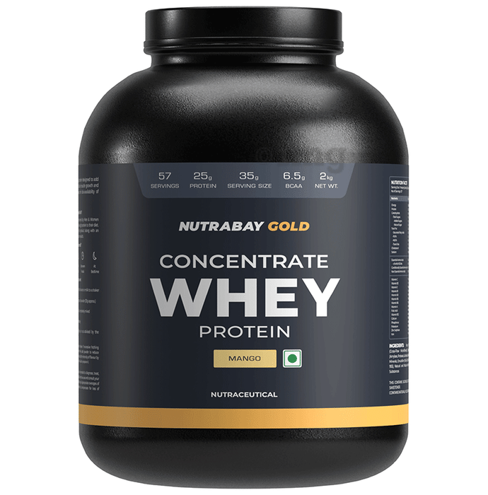 Nutrabay Concentrate Whey Protein Powder Mango