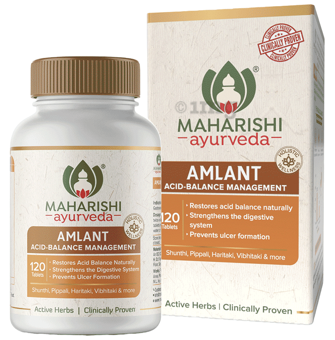 Maharishi Ayurveda Amlant Tablet | Restores Acid Balance & Supports Digestive Health