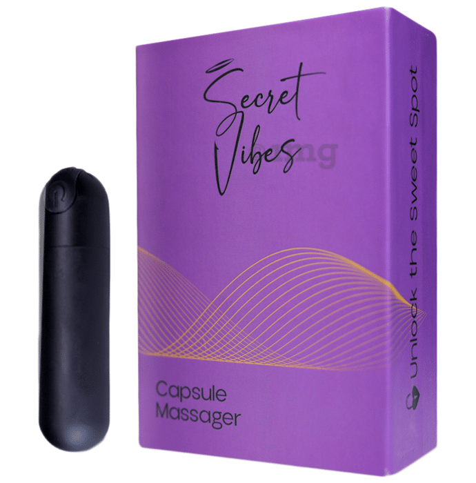 Secret Vibes Capsule Massager Black