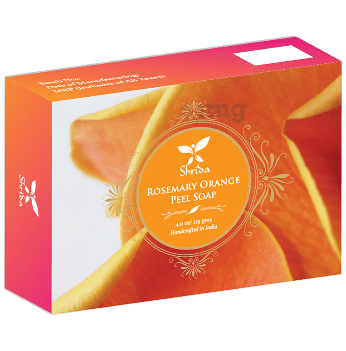 Shrida Rosemary Orange Peel Soap
