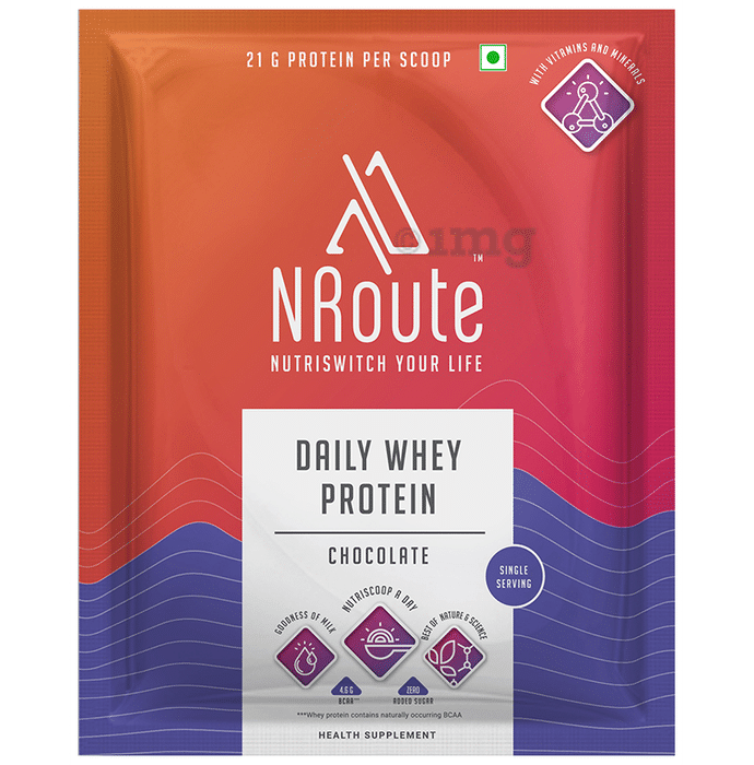Nroute Daily Whey Protein Protein Powder Chocolate