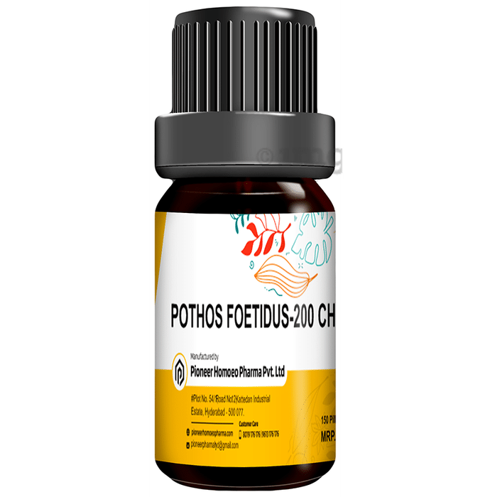 Pioneer Pharma Pothos Foetidus Globules Pellet Multidose Pills 200 CH