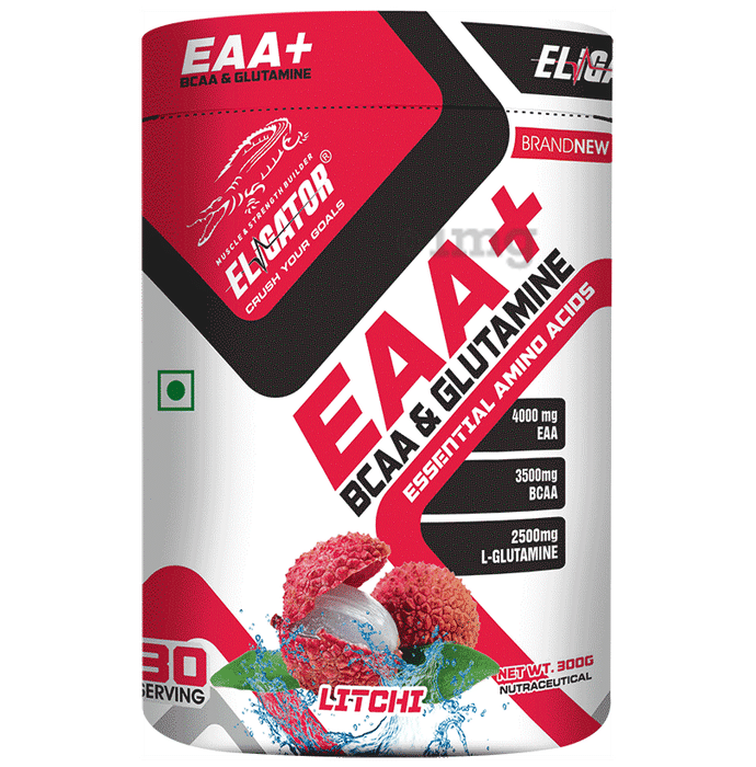 Eligator EAA + BCAA & Glutamine Powder Litchi
