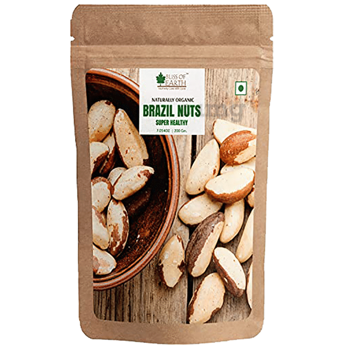 Bliss of Earth Naturally Organic Brazil Nuts: Buy packet of 200.0