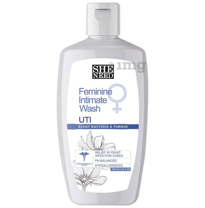 SheNeed Feminine Intimate Wash UTI (100ml Each)