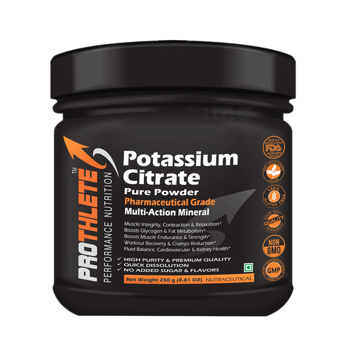 Prothlete Potassium Citrate Pure Powder Buy jar of 250 gm Powder at