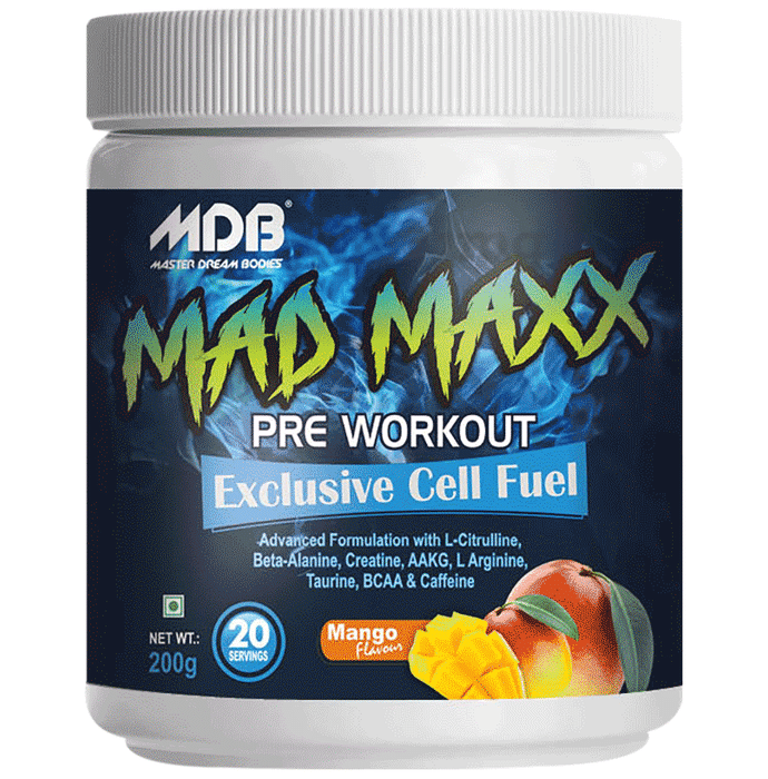 Master Dream Bodies Mad Maxx(200gm Each) Powder Mango