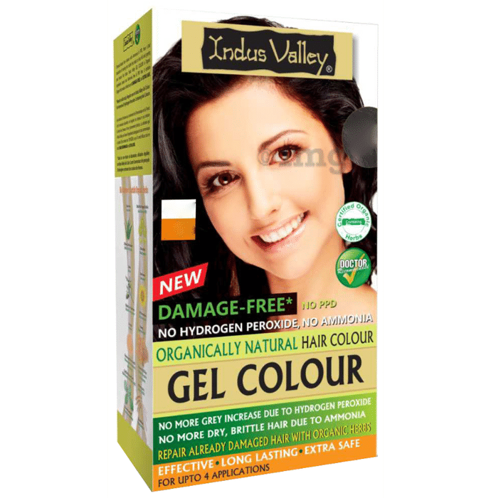 Indus Valley Organically Natural Hair Colour Gel Dark Brown