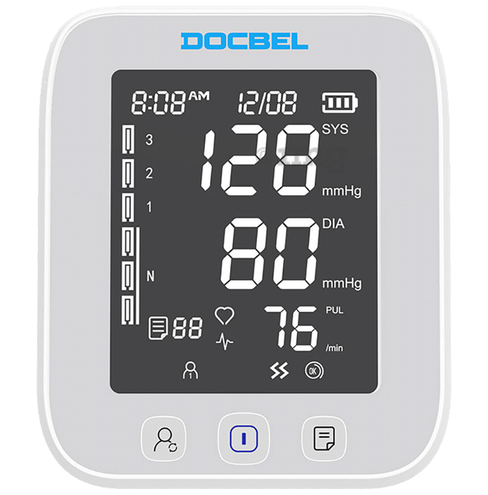 Docbel BPM 101 Upper Arm Digital Blood Pressure Monitor