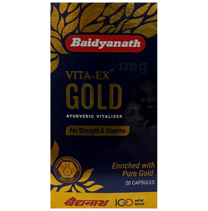 Baidyanath Vita-Ex Gold Capsule for Vitality & Stamina