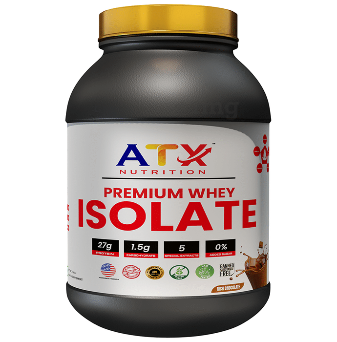 Atx Nutrition Premium Whey Isolate Rich Chocolate Powder