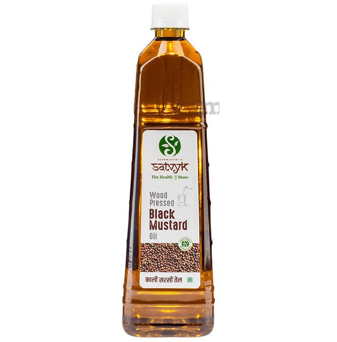 Satvyk Wood Pressed Black Mustard Oil
