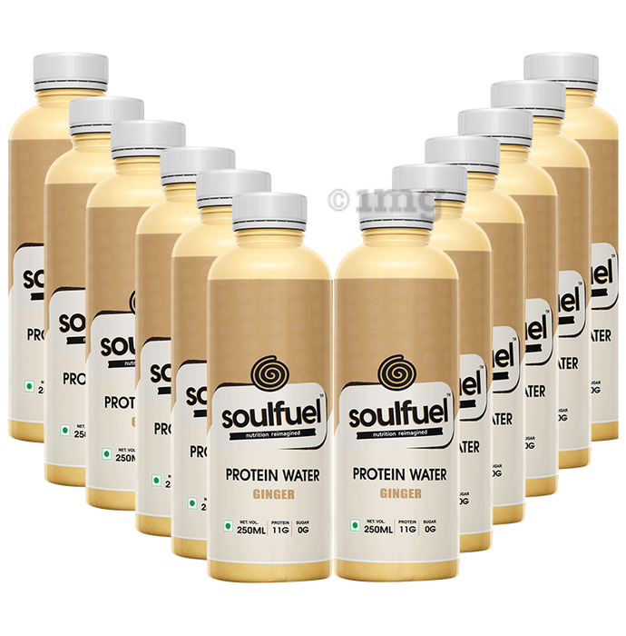 SoulFuel Protein Water (250ml Each) Ginger