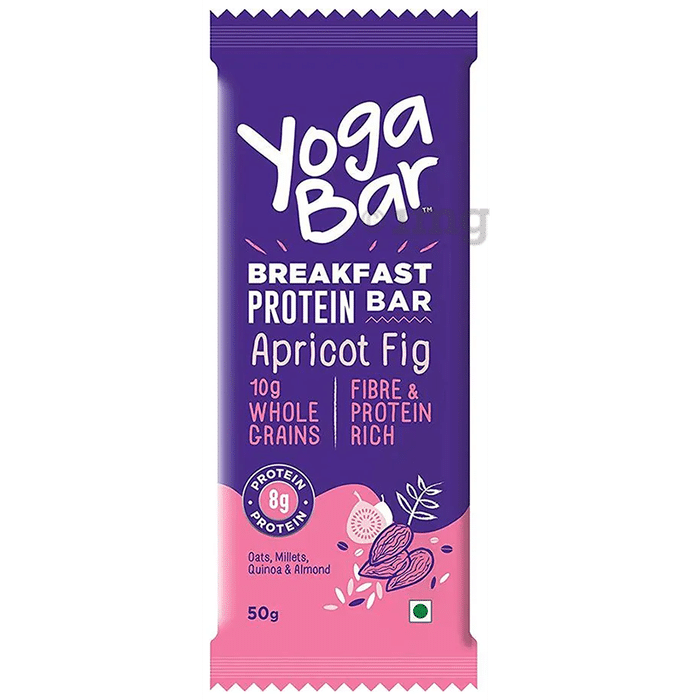 Yoga Bar Breakfast Protein Bar for Nutrition | Flavour Apricot Fig
