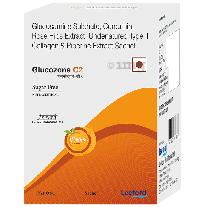 Glucozone  C2 Sachet Orange Sugar Free