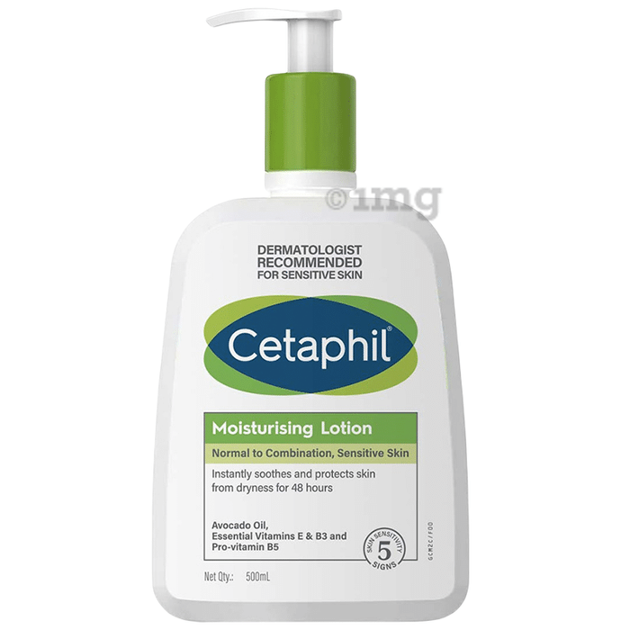 Cetaphil Moisturising Lotion with Avocado Oil, Vitamin E, B3 & B5 | For Normal to Combination, Sensitive Skin