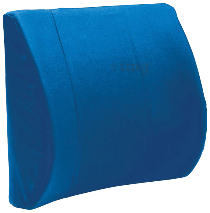 4V1 BKR11 Orthopedic Lumbar Support Pillow Standard Blue