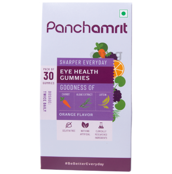 Panchamrit Eye Health Gummies Orange