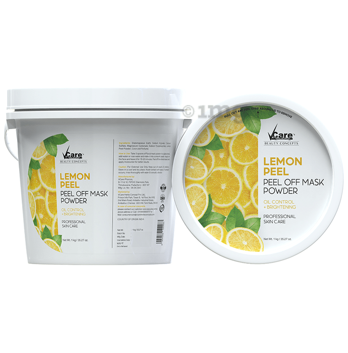 VCare Lemon Peel Off Mask Powder