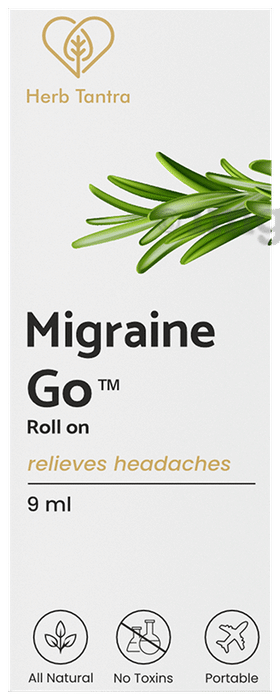 Herb Tantra Migraine Go Roll On | Helps Relieve Headaches