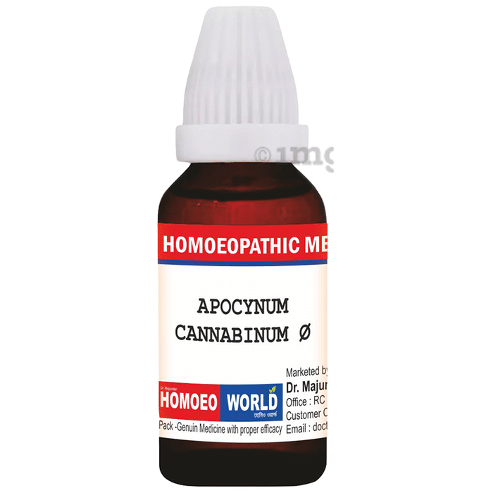 Dr. Majumder Homeo World Apocynum Canabinum Q Mother Tincher (30ml Each)