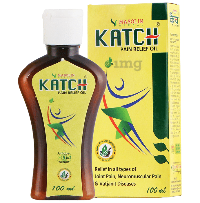 Masolin Herbal Katch Pain Relief Oil (100ml Each)