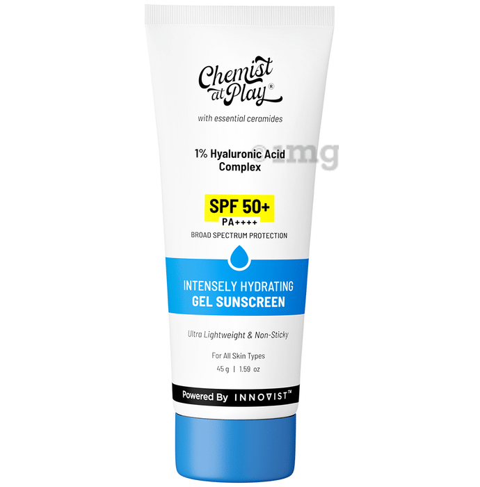 Chemist At Play 1% Hyaluronic Acid Complex Intensely Hydrating Gel Sunscreen SPF 50+ PA++++