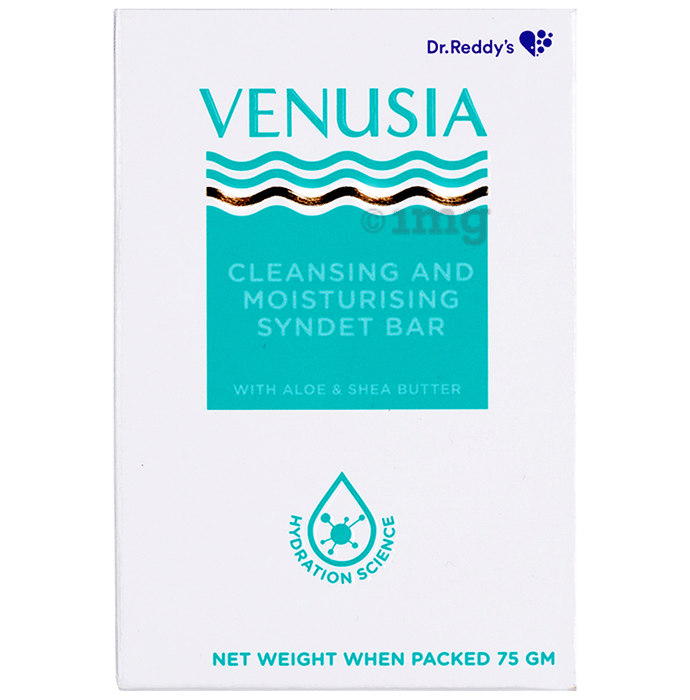 Venusia Cleansing & Moisturising Bathing Bar with Shea & Aloe Butter | Promotes Hydrated & Supple Skin