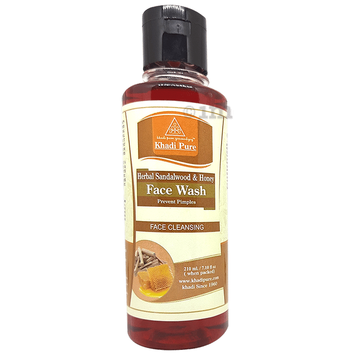 Khadi Pure Herbal Sandalwood & Honey Face Wash