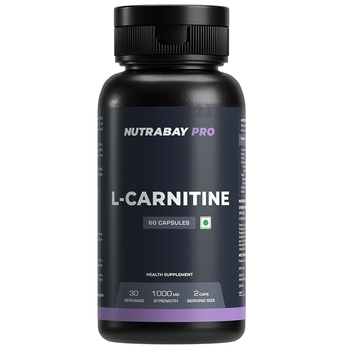 Nutrabay Pro L-Carnitine for Fat Loss & Faster Recovery | Capsule