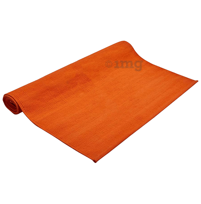 Sarveda Cotton Yoga Mat Orange