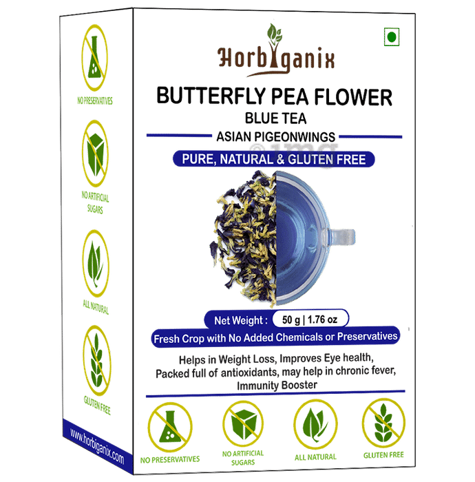 Horbiganix Butterfly Pea Flower Blue Tea