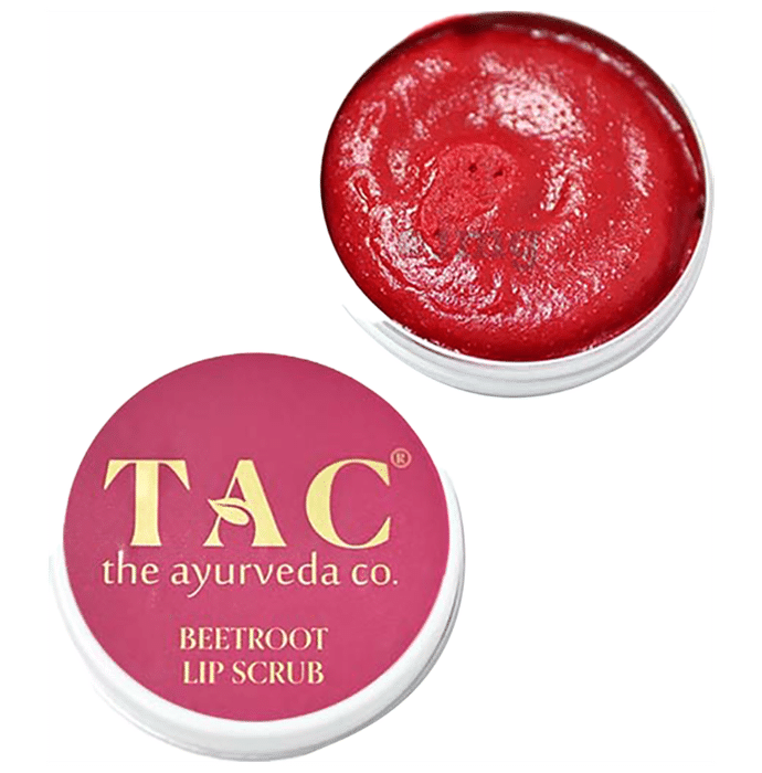 TAC The Ayurveda Co. Beetroot Lip Scrub for Dry & Chapped Lips