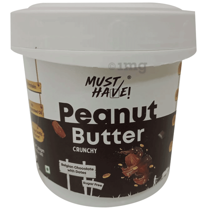 Must Have Peanut Butter (200gm Each) Belgium Chocolate with Dates Sugar Free