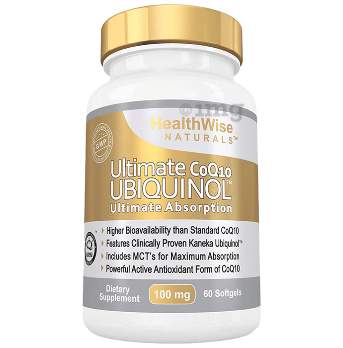 Healthwise Naturals Ultimate CoQ10 Ubiquinol Softgel