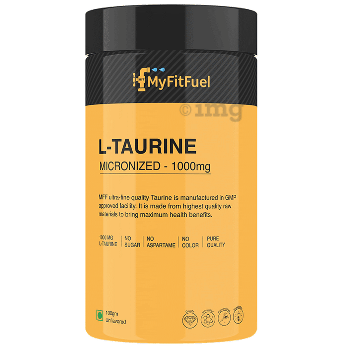 MyFitFuel L-Taurine Micronized-1000mg Powder Unflavoured