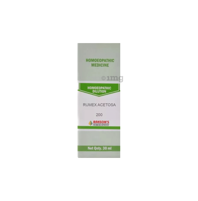 Bakson's Homeopathy Rumex Acetosa Dilution 200