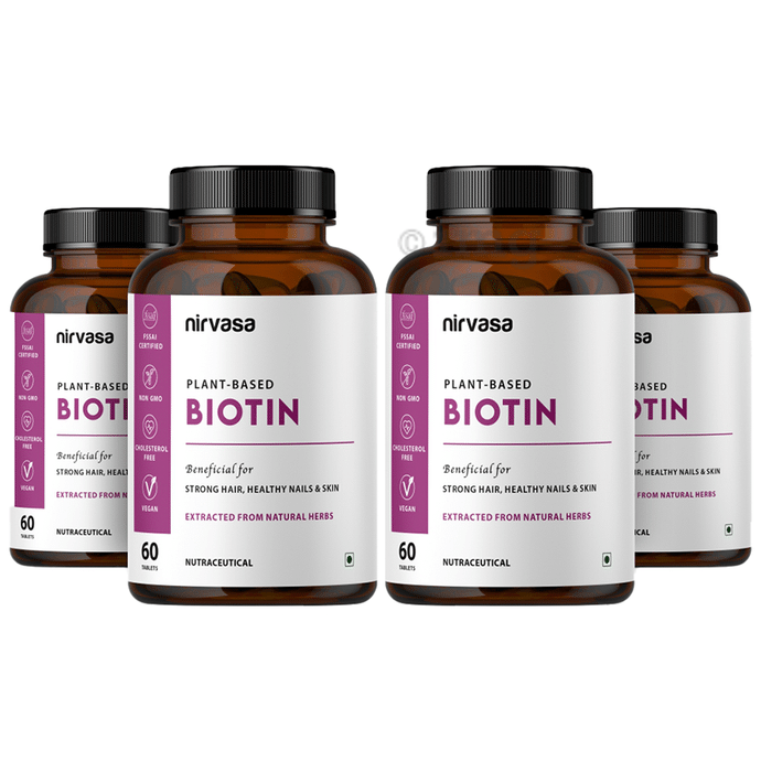Nirvasa Plant-Based Biotin Tablet (60 Each)