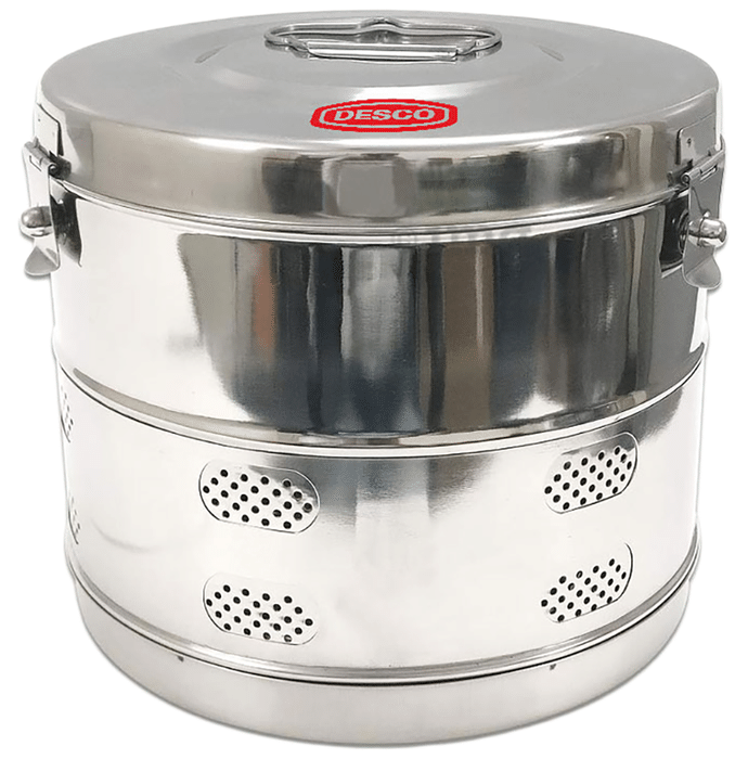 DESCO Dressing Drum Jointed Stainless Steel 202 Grade 9x9 inch