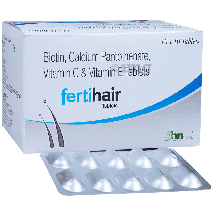Fertihair Tablet with Biotin, Calcium & Vitamin C