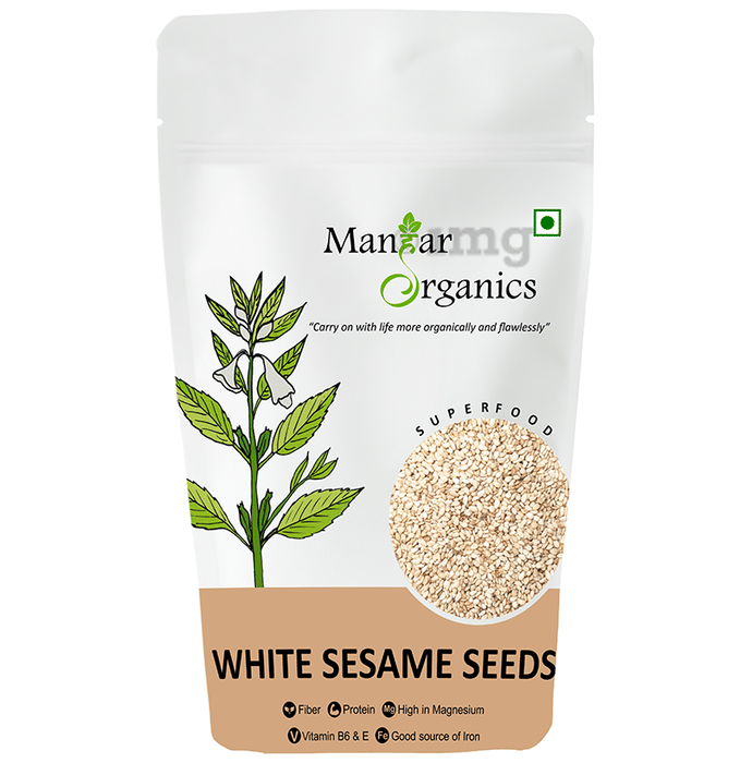 ManHar Organics White Sesame Seeds